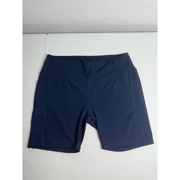 X Game Time Women’s Active Shorts Quick Dry Navy Blue Size 1X - Picture 1 of 8